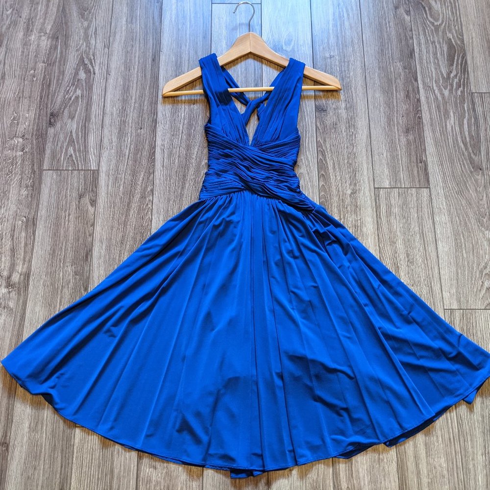 EUC (XXS) - BCBG MAXAZRIA Cross back Cocktail Dress